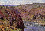 Effect Paintings - Valley of the Creuse Sunlight Effect by Claude Monet